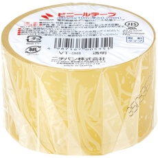 【VT-38】ニチバン ビニールテープ透明38mmX10m 1巻