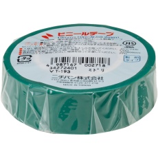 【VT-193】ニチバン ビニールテープ緑19mmX10m 1巻