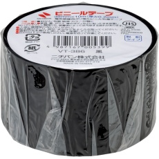 【VT-386】ニチバン ビニールテープ黒38mmX10m 1巻
