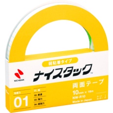 【NW-R10】ニチバン 両面テープ ナイスタック弱粘着タイプ 10mmX18m