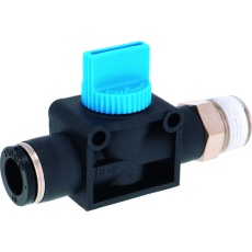 【HV10-03】PISCO ハンドバルブ ストレートA3方弁チューブ10出力R3/8