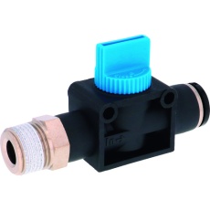 【HV03-10】PISCO ハンドバルブ ストレートB3方弁チューブR3/8出力10