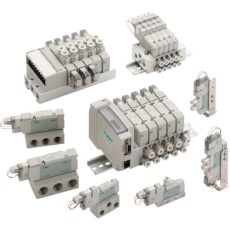 【4GA319R-C8-A2N-3】CKD パイロット式5ポート弁 ダイレクト配管
