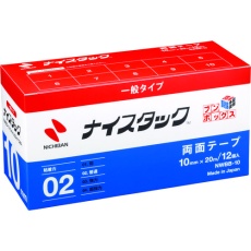 【NWBB-10】ニチバン 両面テープ ナイスタック 10mmX20m (12個入)