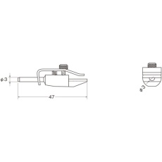 【P7003】リューター レシプロ用・ファイルユニット用アジャストホルダー