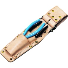 【P-256-HD】TSUYORON ワークポジショニング用器具付属品 ペンチケース P-256 二階立て蝶番式 本革製