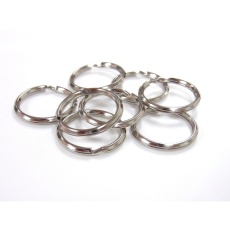 【P-1120】ニッケルキーリング 32mm