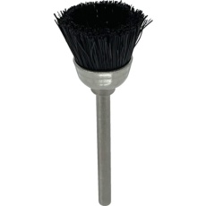 【B3211】リューター 軸付カップ型ブラシ軸径(mm):3毛材:黒毛(豚毛)