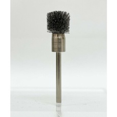 【B6318】リューター 軸付傘型ブラシ軸径(mm):3毛材:硬鋼線