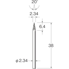 【K1672】リューター 精密加工用超硬カッター