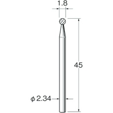 【K1018】リューター 精密加工用超硬カッター