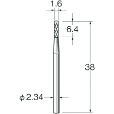 【K1622】リューター 精密加工用超硬カッター