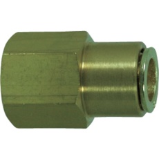 【12-04F-V】チヨダ 冷却水配管用タッチコネクターフジVタイプフィメイルコネクター(金属) 12mm・Rc1/2