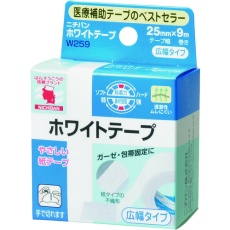 【W259】ニチバン ホワイトテープ 25mmX9m