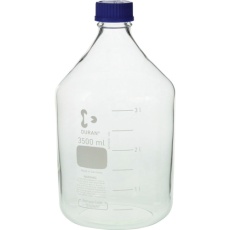 【017200-3500】SIBATA 耐熱ねじ口びん 青キャップ付 3500mL