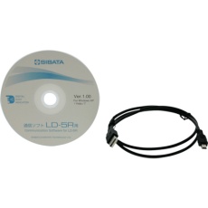 【080000-7203】SIBATA ソフト付通信ケーブル LD-5R用