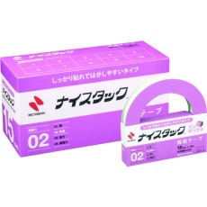 【NWBB-H15】ニチバン 両面テープ ナイスタックしっかり貼れてはがしやすいタイプ 15mmX18m(大巻10巻入)