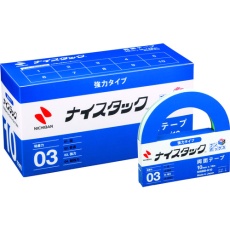 【NWBB-K10】ニチバン 両面テープ ナイスタック強力タイプ 10mmX18m(大巻12巻入)