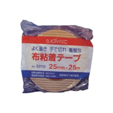 【331000-DB-00-25X25】SLIONTEC 布粘着テープ25mm