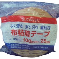【331000-DB-00-100X25】SLIONTEC 布粘着テープ100mm