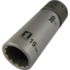 【19804】MUSTTOOL QCソケット シングル 19mm 12角 IM―4W19―12K