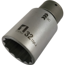 【19812】MUSTTOOL QCソケット シングル 32mm 12角 IM―4W32―12K