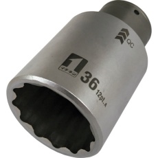 【19814】MUSTTOOL QCソケット シングル 36mm 12角 IM―4W36―12K