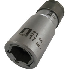 【19820】MUSTTOOL QCソケット ダブル 17×21 6角 IM―4W1721O―6K