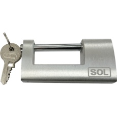 【5700-80SD】SOL No.5700 アルミ倉庫錠 同一鍵定番 80mm