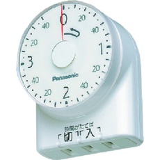 【WH3201WP】Panasonic ダイヤルタイマー 3時間形 コンセント直結式 ホワイト
