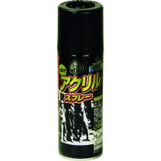 【605139】アサヒペン BIGPRO アクリルスプレー 300ML 黒