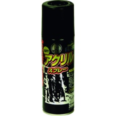 【605153】アサヒペン BIGPRO アクリルスプレー 300ML ツヤ消し黒