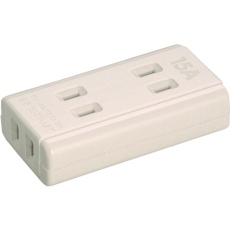 【MR2957W3】明工 15Aテーブルタップ(3コ口)(ホワイト)