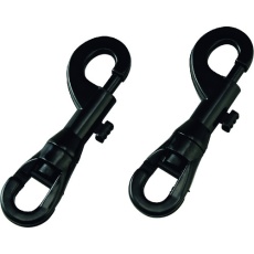 【284171】緑十字 プラスチックチェーン用ジョイント 黒 SNP-BK 全長99mm 対応線径:10/12mm以下 2個組 ナイロン