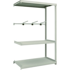 【M2-6463-A1B】TRUSCO スチールラック M2型軽中量棚 1160X600XH1800 3段 アーム1段 連結