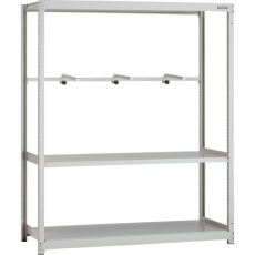 【M2-6563-A1】TRUSCO スチールラック M2型軽中量棚 1460X600XH1800 3段 アーム1段 単体