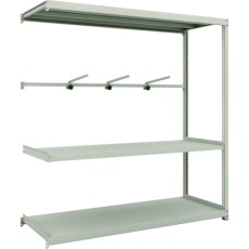【M2-6663-A1B】TRUSCO スチールラック M2型軽中量棚 1760X600XH1800 3段 アーム1段 連結