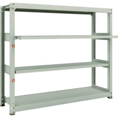 【M3-5652M2】TRUSCO スチールラック M3型中量棚 1800×471×H1500 4段うちスライド2段 単体
