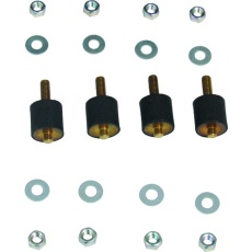【ME-15 SCREW PART ONE SIDE CUT】ULVAC 防振ゴム ME-15(M5)ネジ部片側カット 4個入