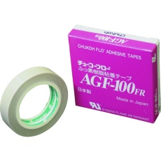 【AGF100FR-13X10】chukoh フッ素樹脂(テフロンPTFE製)ガラスクロス粘着テープ AGFー100FR 0.13t×10w×10m