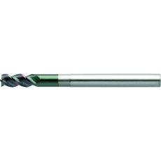 【DLC-AZS3100-500】ユニオンツール DLCコートアルミ用3枚刃高能率ロングネックスクエアエンドミル