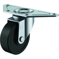 【SGC-50RH】ユーエイ プレート式 自在 キャスター ゴム 車輪径50mm Sタイプ SGC型 取付寸法139×55×42