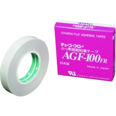 【AGF100FR-30X13】chukoh フッ素樹脂(テフロンPTFE製)ガラスクロス粘着テープ AGFー100FR 0.30t×13w×10m