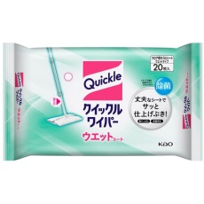 【760210】Kao クイックルワイパー ウエットシート 20枚入