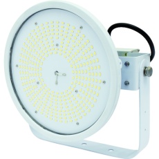 【L150V2-D-HW-50K-N】NICHIDO ハイスペックハイディスク150W 電源装置一体型 昼白色 アーム式投光器型 ワイド