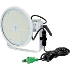【L100V2-D-HW-50K-N】NICHIDO ハイスペックハイディスク100W 電源装置一体型 昼白色 アーム式投光器型 ワイド
