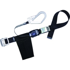 【TB-RL-593-BLK-L-BP】TSUYORON 胴ベルト型墜落制止用器具(巻取タイプ)ロック機構なし リトライト 黒 Lサイズ 幅50MM×長さ1400MM