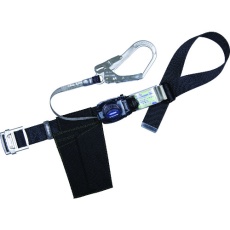 【TB-RN-590-BLK-L-BP】TSUYORON 胴ベルト型墜落制止用器具(巻取タイプ)ロック機構なし リトラ 黒 Lサイズ 幅50MM×長さ1400MM