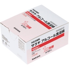 【44152】サラヤ アルコール含浸綿1枚包装 100入