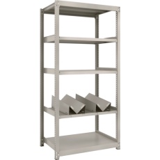 【M2-6365-KU2】TRUSCO スチールラック M2型軽中量棚 860X600XH1800 缶受X2付